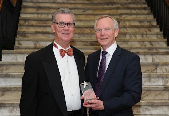 <p>Rob Hankins, chief executive of ECH, right, accepts the Individual award at the 2014 ACSA awards, from Adjunct Professor John G Kelly, AM, ACSA chief executive in Adelaide a few months ago.</p>