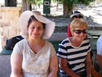 Lena Pace and Agnes Mc Bride on a Younger Onset Dementia program outing.