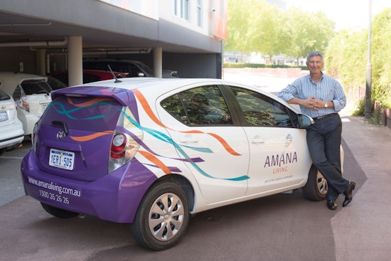 <p>Ray Glickman, Amana Living chief executive, says they have chosen the hybrid Toyota Prius as their passenger vehicle model to monitor emissions.</p>
