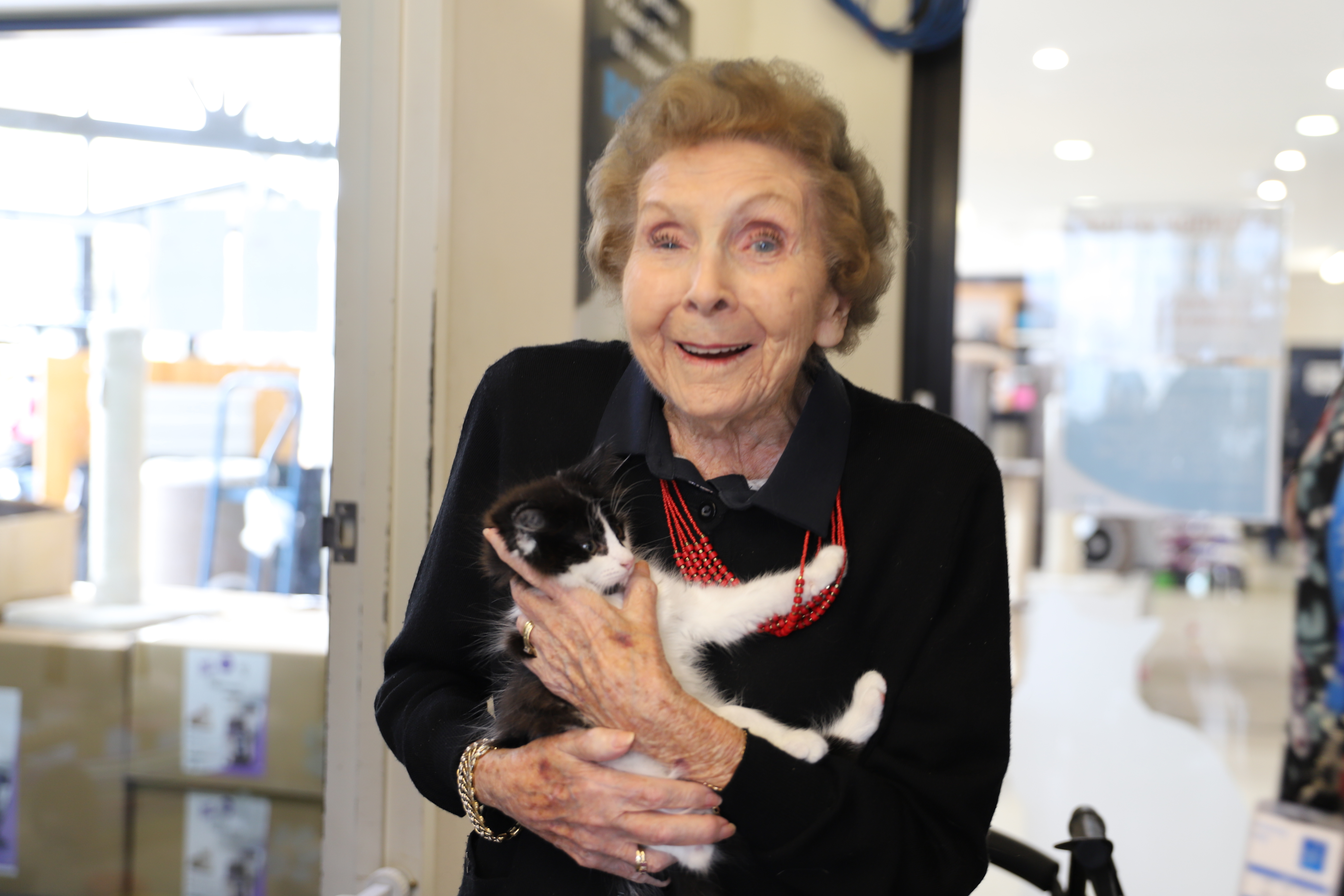 <p>Pat Dawson aims to walk between 400-800 metres a day this month to raise money for RSPCA South Australia (Source: Southern Cross Care)</p>
