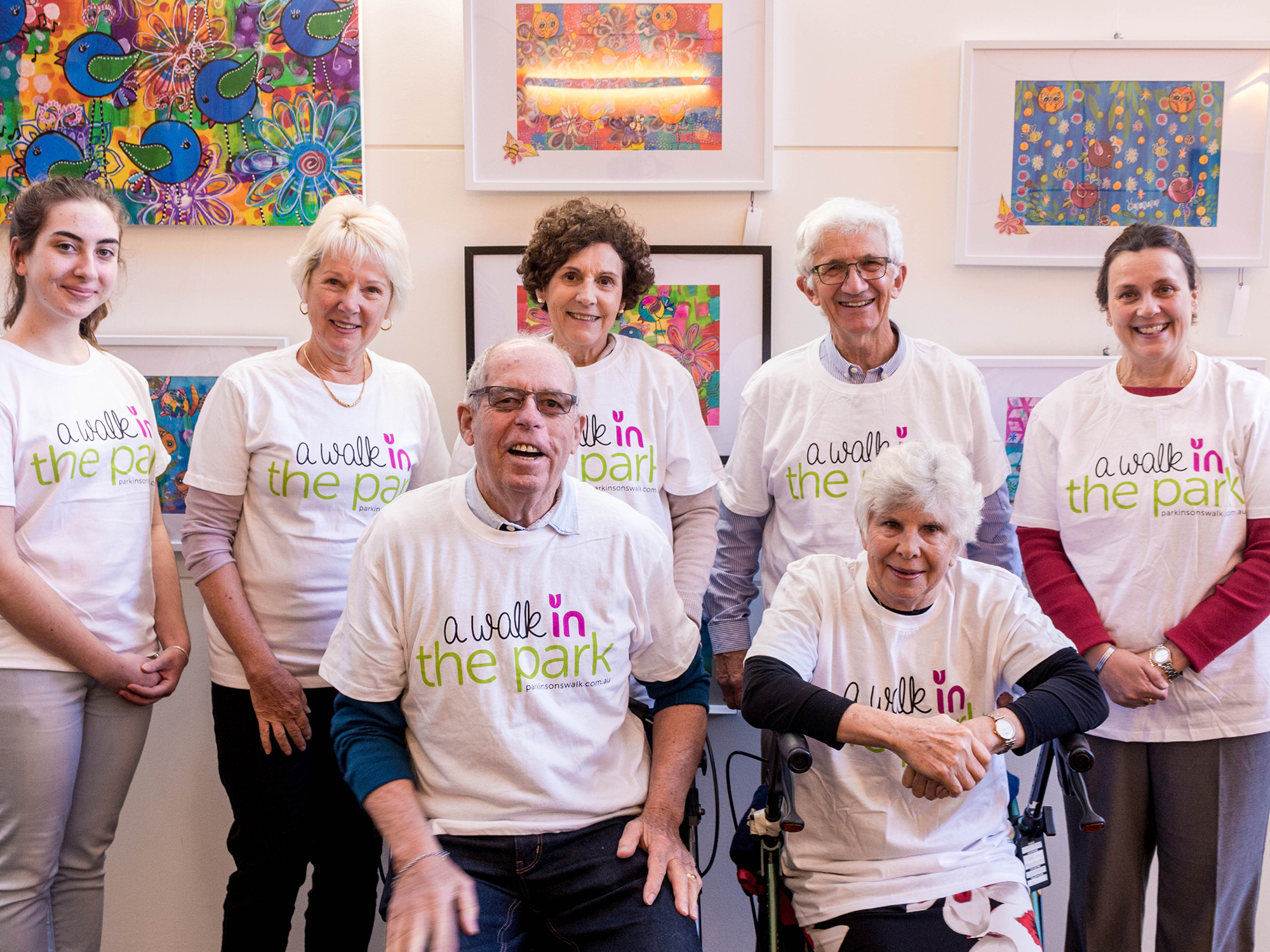 <p>Parkinson’s WA CEO Brenda Matthews with volunteers, support group leaders, nurses and support group members (Source: Parkinson’s WA)</p>

