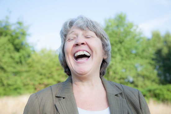 <p>A good, hearty laugh can relieve physical tension and stress, and improve older peoples’ mental health (Source: Shutterstock)</p>
