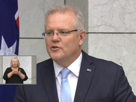 <p>Prime Minister Scott Morrison recommended that older Australians should reduce their contact with others when they go outside. [Source: Scott Morrison Facebook]</p>
