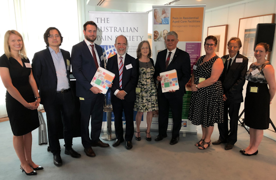 <p>Aged Care Minister Ken Wyatt launches the 2nd edition of ‘Pain in Residential Aged Care Facilities: Management Strategies’ this week. (Source: Twitter)</p>
