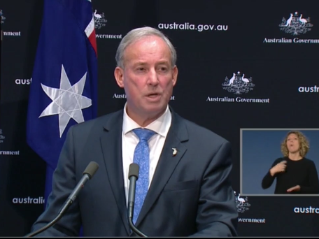 <p>Minister Richard Colbeck commended the hard work of the aged care sector during the COVID-19 crisis. [Source: Scott Morrison’s facebook page]</p>
