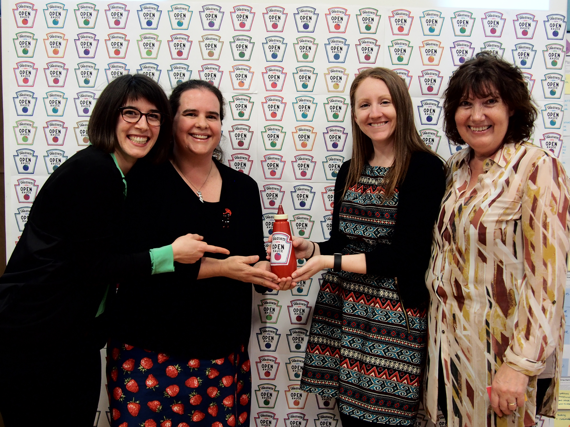 <p>The TACSI project team – Ione, Kerry, Erin and Barb – at the open source launch in 2016 (Source: TACSI)</p>
