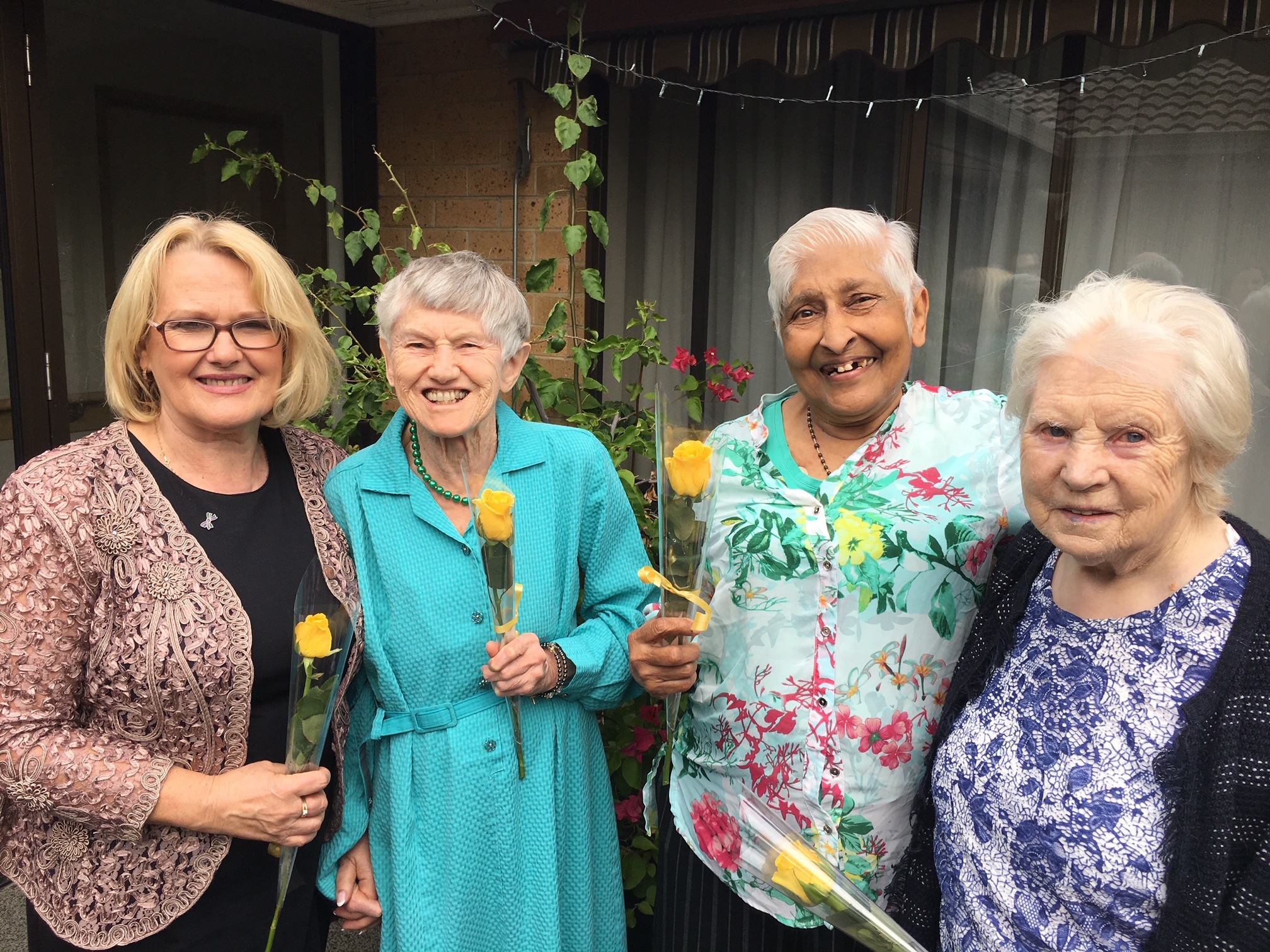 <p>VMCH International Women’s Day Ambassadors Rosalie Morrissey, Mary Carter, Celine Saldanha and Bridget Moriarty. (Source: VMCH)</p>
