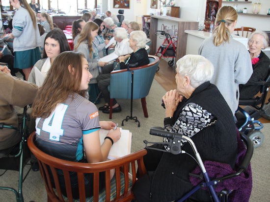 <p>Freedom Aged Care Cleveland teamed up with local High School students as part of the extracurricular activity (Source: Freedom Aged Care)</p>
