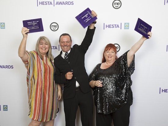 <p>The three 2017 HESTA Aged Care Award winners (Source: HESTA)</p>
