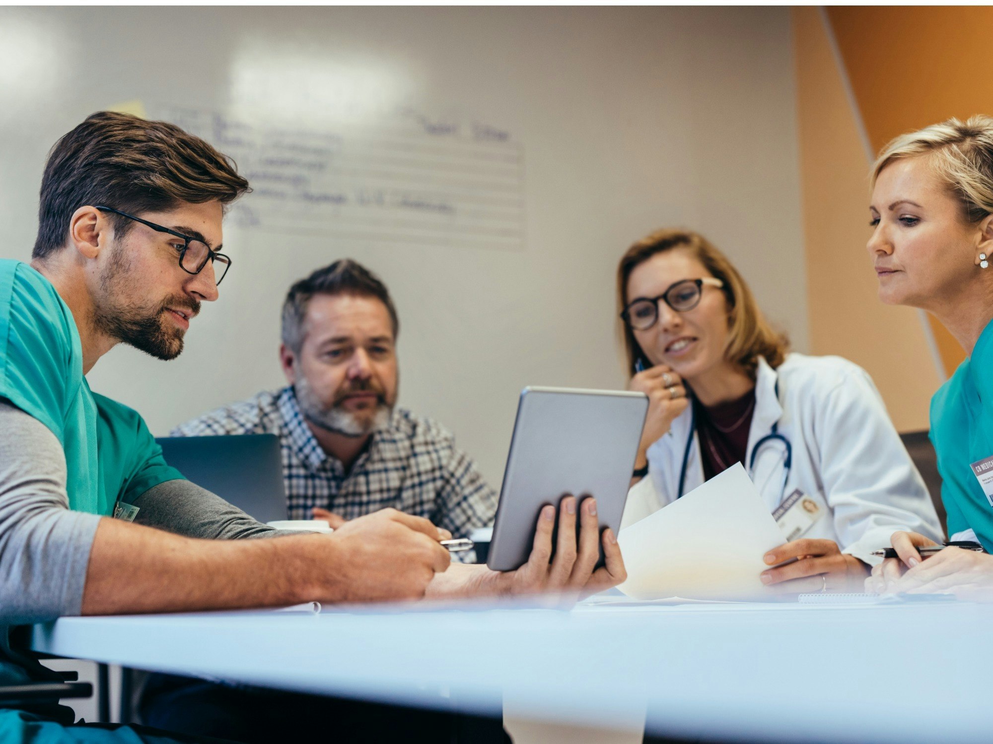 &#8220;The aim of the care huddle is to present current information about care needs in a concise way that is easily understood.&#8221; (Source: iStock) 
