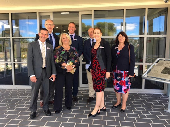 <p>Celebrating the opening of Mission Australia’s new aged care facility, Benjamin Short Grove (Source: Mission Australia) </p>
