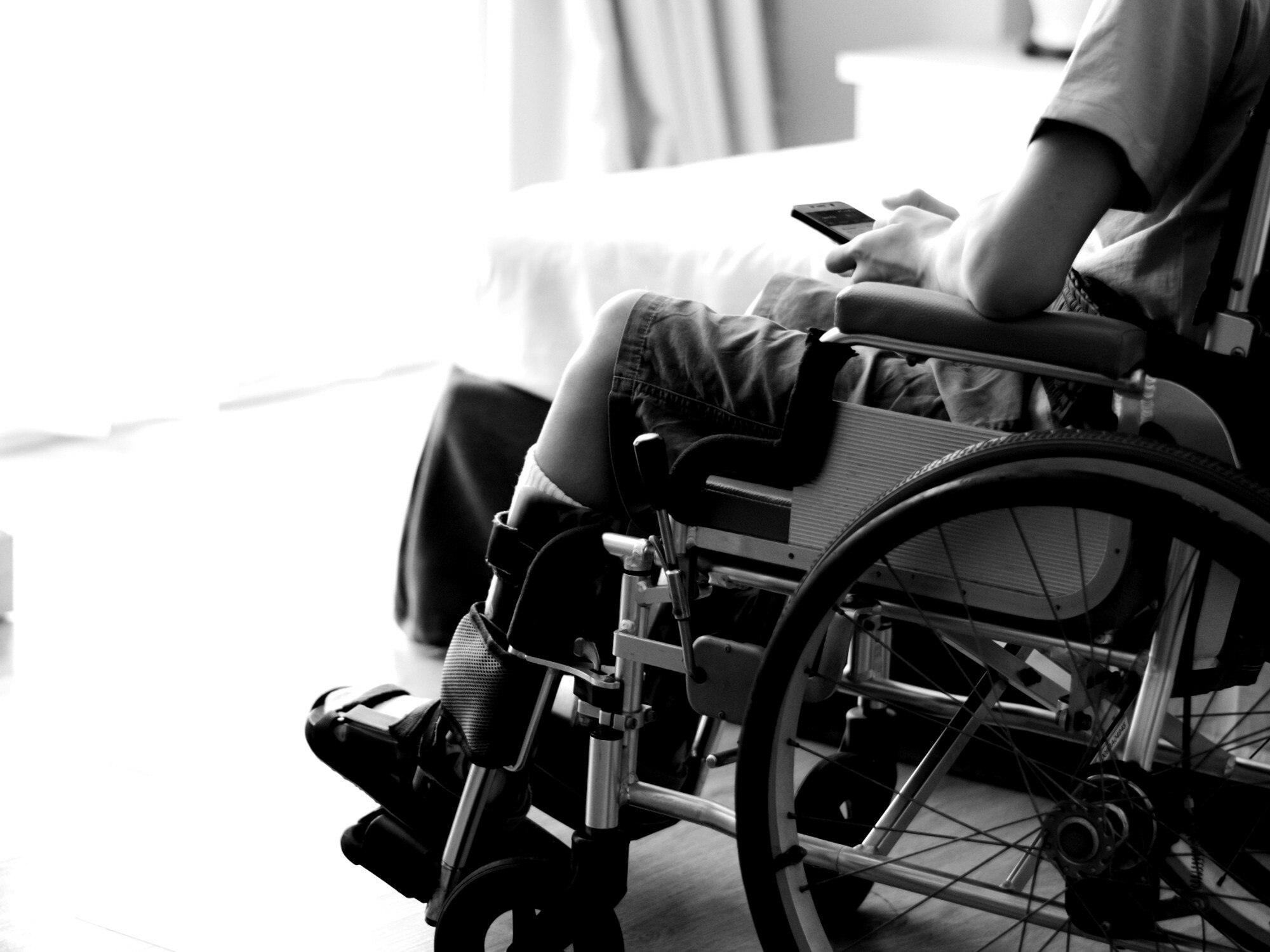 <p>In some cases unavailable support has left people who use wheelchairs sleeping in them overnight because there is no help to get them into their bed. [Source: Shutterstock]</p>
