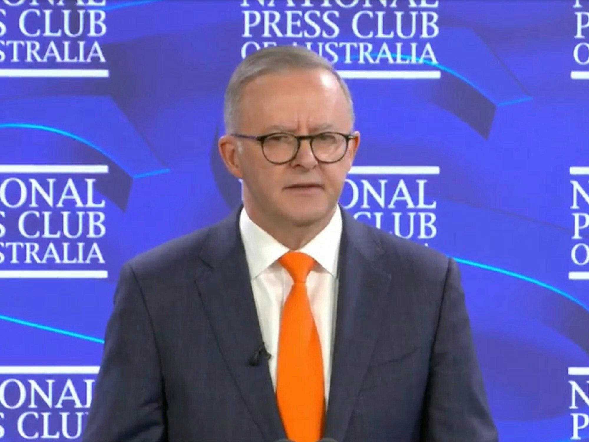 Prime Minister Anthony Albanese addressed the National Press Club to mark his Government&#8217;s 100 days in office. [Source: Youtube]
