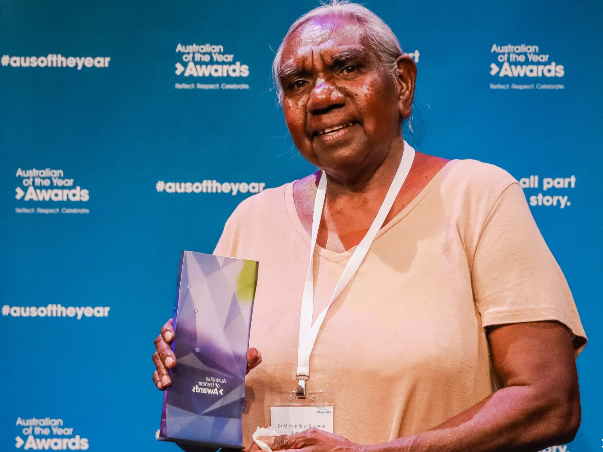 <p>Dr Miriam-Rose Ungunmerr Baumann AM is the 2021 Senior Australian of the Year recipient. [Source: Supplied – Salty Dingo]</p>

