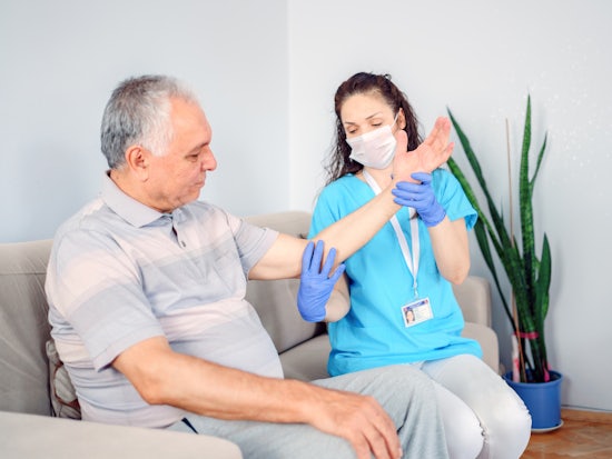 <p>Any aged care staff that work in residential aged care facilities or provide home care support across Victoria’s lock down zones must wear surgical masks. [Source: iStock]</p>
