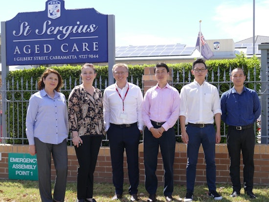 <p>Aged care provider, St. Sergius Aged Care, and company, PosiSense, won the Increasing Care and Service Productivity award for creation of a project that prevents pressure injuries. [Source: Supplied]</p>
