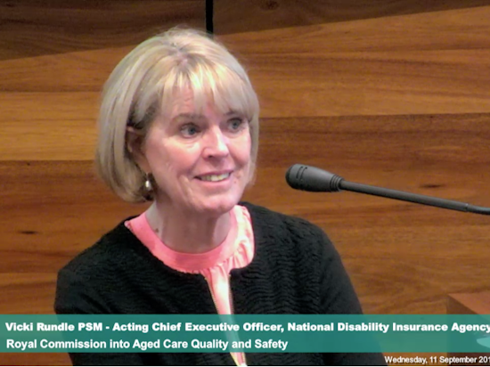 <p>Acting CEO of the NDIA, Vicki Rundle, admits there is not enough Specialist Disability Accommodation infrastructure and a shortfall in the disability workforce. [Source: Aged Care Royal Commission]</p>
