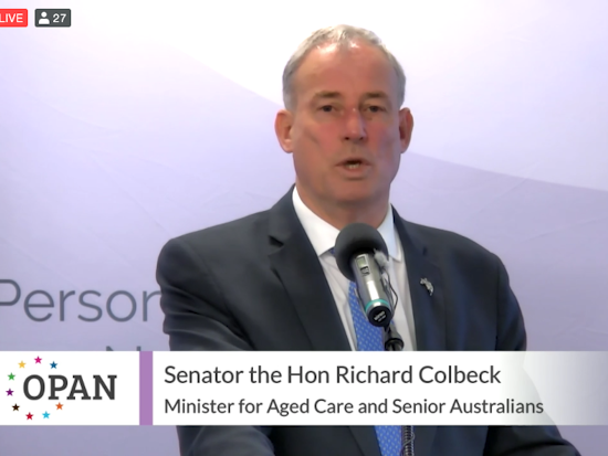 <p>OPAN’s resources will address concerns laid out in the Aged Care Royal Commission’s Interim Report, which highlighted the prevalence of abuse and neglect in aged care. [Source: OPAN launch webinar]</p>
