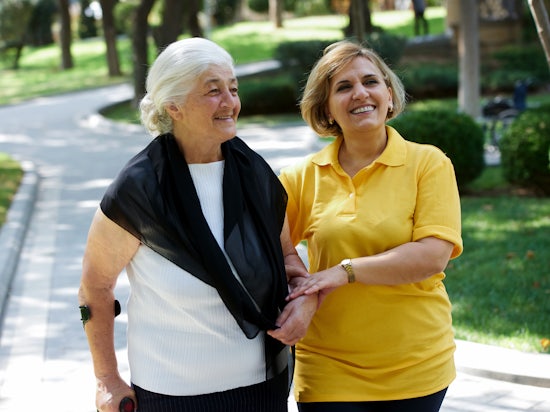 <p>The Visitor Access Code will allow families or friends to still connect with their older loved ones, while not compromising the safety of aged care residents and staff. [Source: Shutterstock]</p>
