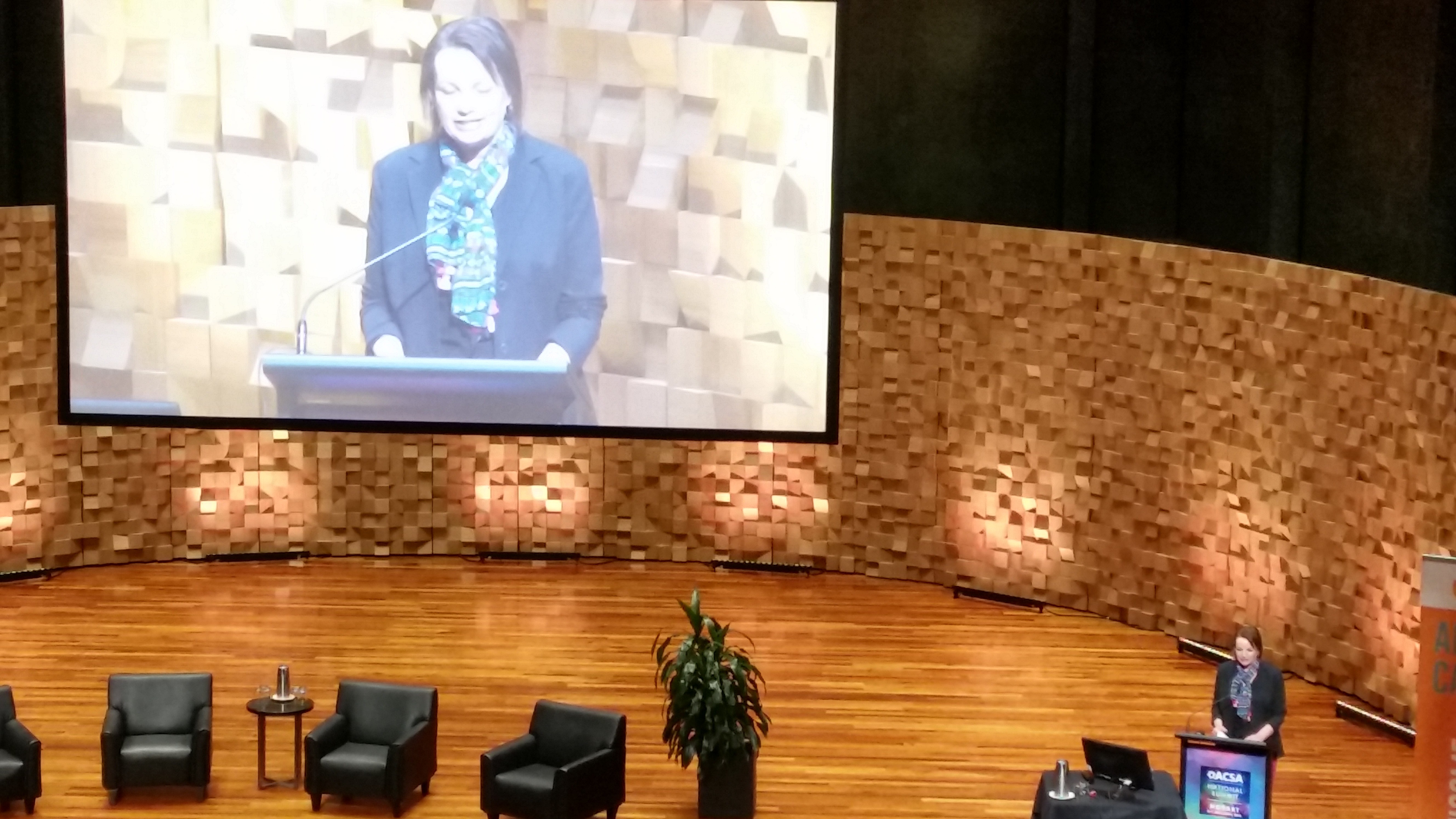 <p>Minister for Health and Ageing Susan Ley at the opening of the ACSA National Summit 2016</p>
