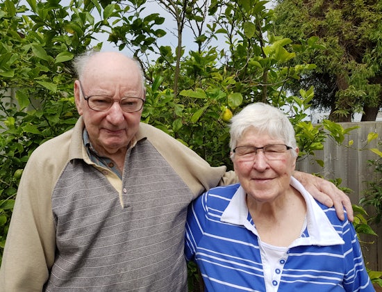 <p>Warrnambool residents Wallace and Gloria feared declining health meant an inevitable move into aged care. (Source: Villa Maria Catholic Homes)</p>
