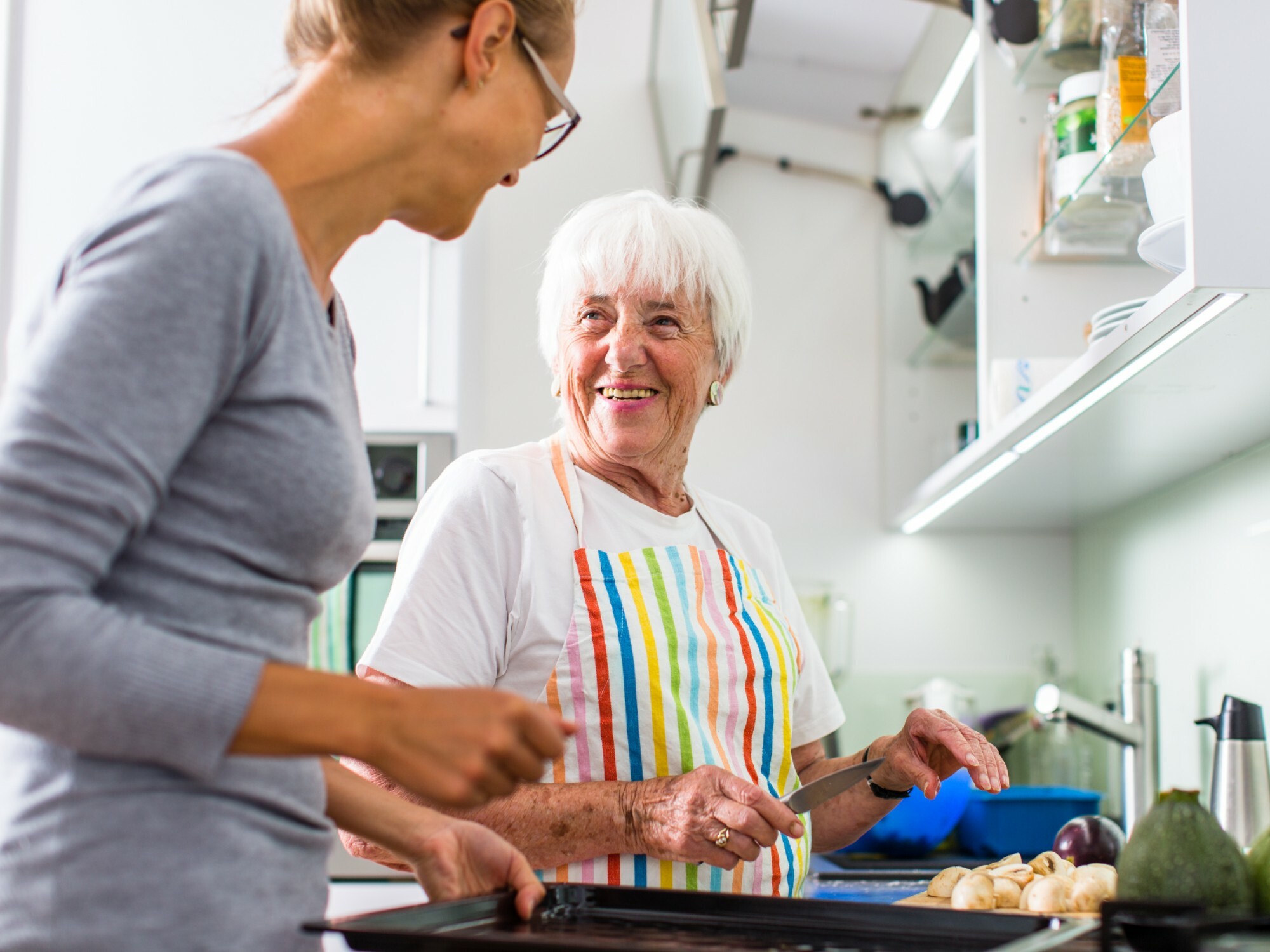 When an older person and their family decide to live together, it can be a big change to everyone’s lifestyle. [Source: Shutterstock]
