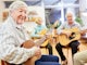 Music therapy can have positive health and wellbeing benefits on older people. [Source: Shutterstock]
