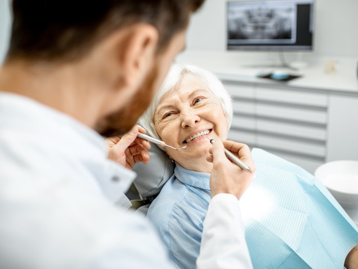 Healthy teeth can have a big impact on an older persons quality of life. [Source: Shutterstock]
