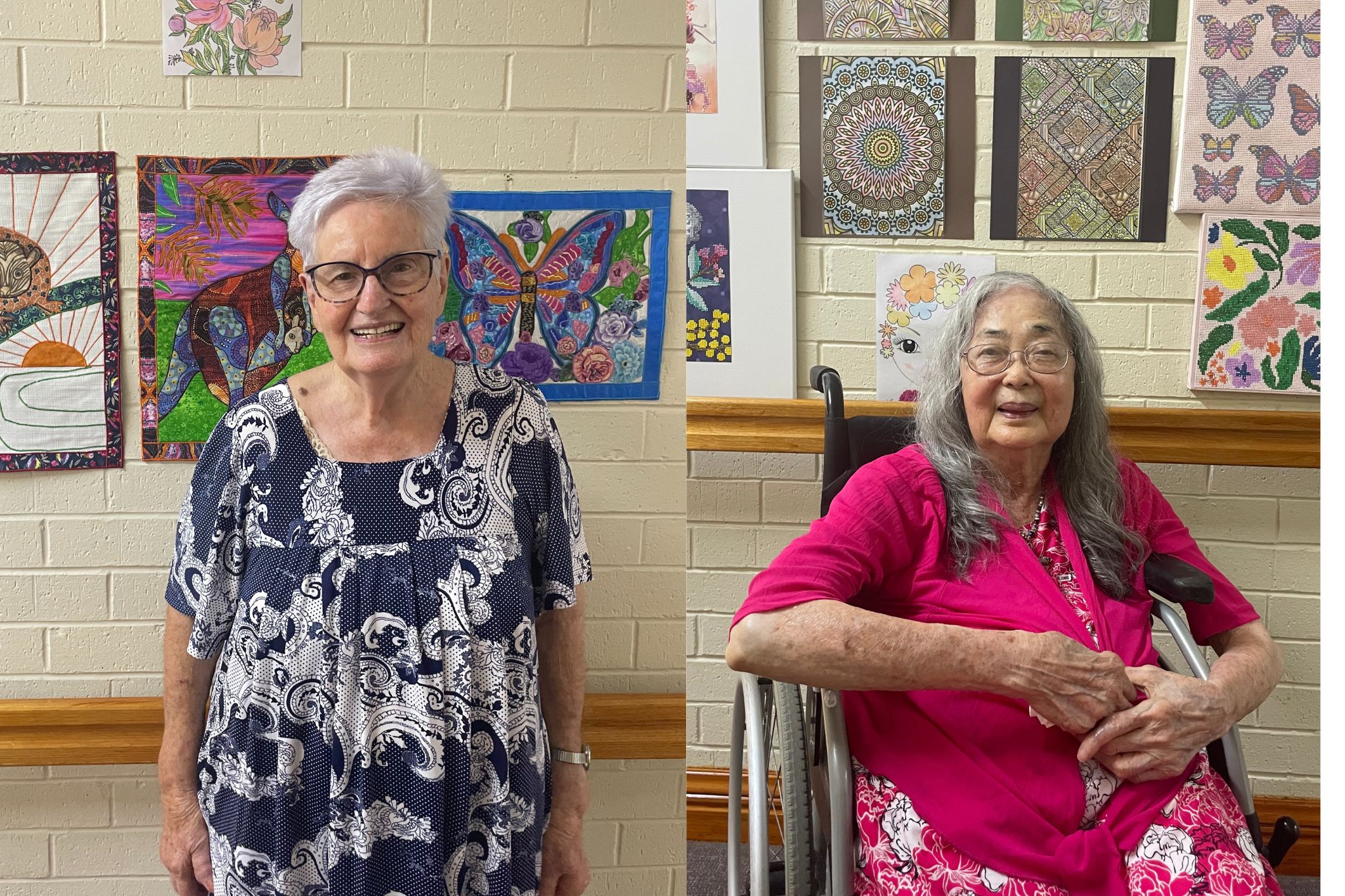 <p>Margaret and Rita are some of the artists involved in the program at Tricare’s Mt Gravatt Aged Care Residence [Source: supplied]</p>
