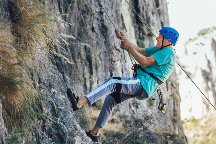 While some older people lose capacity to undertake sports, others are more than fit to take on whatever extreme sport they can find. [Source: iStock]

