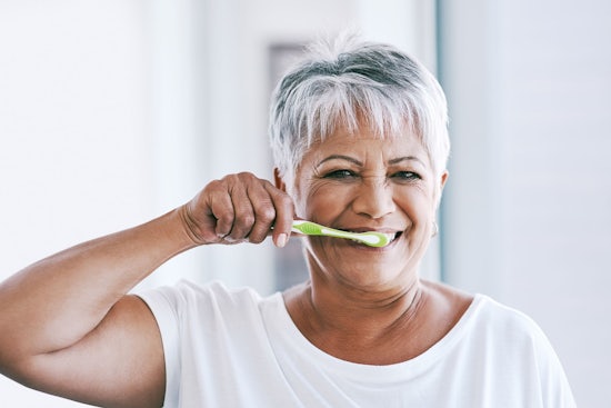 <p>Brushing your teeth is important for good hygiene but, for older women, it could also help prevent additional oral health concerns. [Source: Shutterstock]</p>
