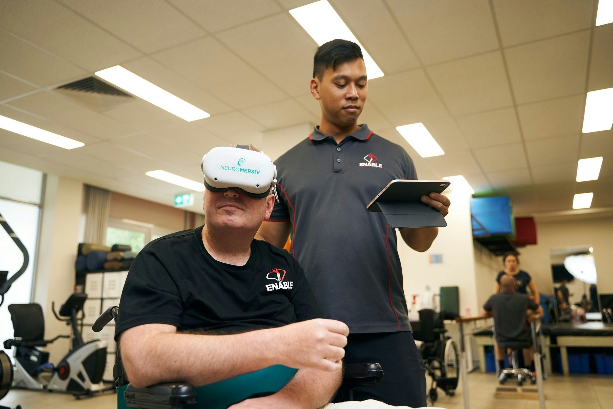 <p>Following a stroke or brain injury, people often find that they have acquired an upper-limb motor impairment as a result, but Neuromersiv are looking to provide support on the path to progress. (Image via Neuromersiv)</p>
