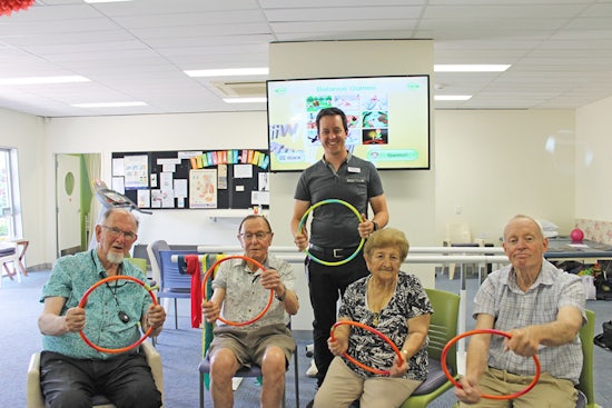 <p>Physiotherapy classes have found a new way to engage attendees with a classic gaming experience. [Source: Supplied]</p>
