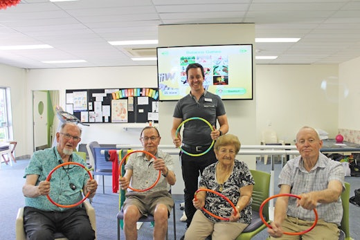 Resthaven aged care physiotherapy class