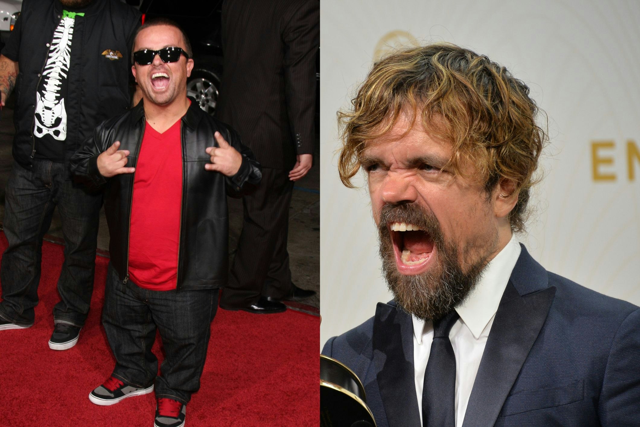 Jackass star, Jason ‘Wee Man’ Acuña [left, credit: Kathy Hutchins] and Game of Thrones actor, Peter Dinklage, are among the film industry icons calling for authentic representation in media. [Source: Shutterstock]
